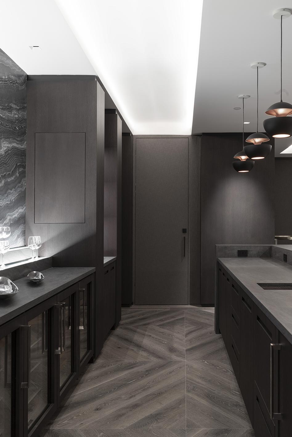 Mobilier de Bucatarie tmitalia turnkey interiors los angeles bar island stone custom made inside handles