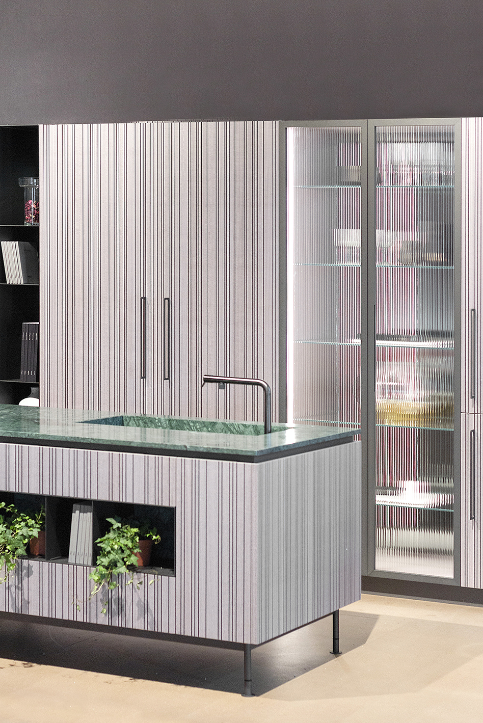 Mobilier de Bucatarie tmitalia kitchen island design rua eucaliptus wood green marble